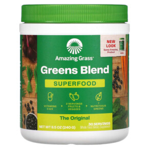 Amazing Grass Greens Blend Superfood The Original 8.5 oz (240 g) 829835931002
