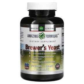 Amazing Nutrition Brewer's Yeast 250 mg 240 Tablets 810180022132
