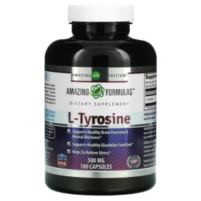 Amazing Nutrition L-Tyrosine 500 mg 180 Capsules 810180023528