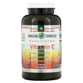 Amazing Nutrition Vitamin C 1.000 mg 250 Tablets 819209020654