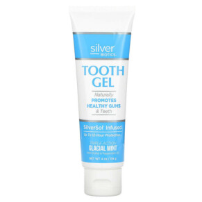 American Biotech Labs Silver Biotics Tooth Gel Glacial Mint 4 oz (114 g) 831060002440