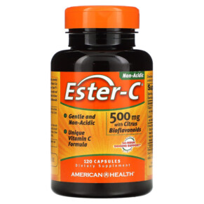 American Health Ester-C with Citrus Bioflavonoids 250 mg 120 Capsules 076630169615