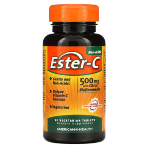 American Health Ester-C With Citrus Bioflavonoids 250 mg 90 Vegetarian Tablets 076630169714