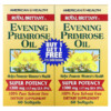 American Health Royal Brittany Evening Primrose Oil 1.300 mg 2 Bottles 60 Softgels Each 076630032315