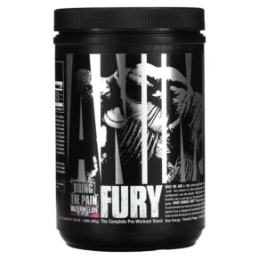 Animal Fury The Complete Pre-Workout Stack Watermelon 1.08 lb (492 g) 039442032591
