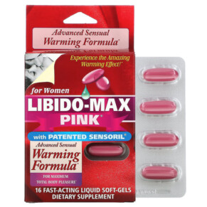 Applied Nutrition Libido-Max Pink For Women 16 Fast-Acting Liquid Soft-Gels 710363580148