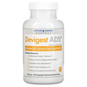 Arthur Andrew Medical Devigest ADS Advanced Digestive Support 400 mg 180 Capsules 855571001280