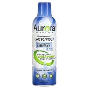 Aurora Nutrascience Mega-Liposomal CoQ10/PQQ+ Organic Fruit 16 fl oz (480 ml) 628504648025