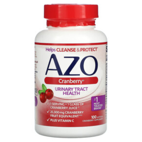 Azo Cranberry Urinary Tract Health 100 Softgels 787651101675