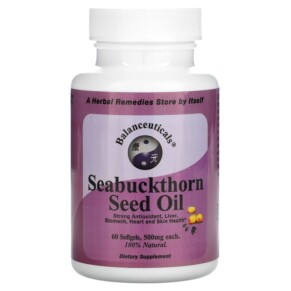 Balanceuticals Seabuckthorn Seed Oil 500 mg 60 Softgels 674756980413