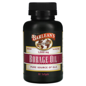 Barlean's Borage Oil Supplement 60 Softgels 705875100045