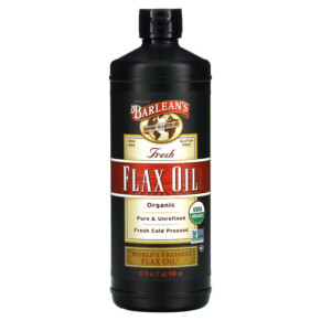 Barlean's Organic Fresh Flax Oil 32 fl oz (946 ml) 705875000031