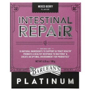 Barlean's Platinum Intestinal Repair Mixed Berry 6.35 oz (180 g) 705875800792