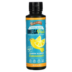 Barlean's Seriously Delicious Omega Pals Chirpin' Slurpin Lemonade 8 oz (227 g) 705875600057