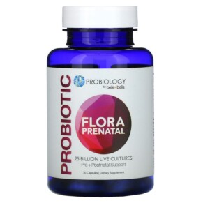 Belle+Bella Probiology Probiotic Flora Prenatal 25 Billion CFU 30 Capsules 040232611148