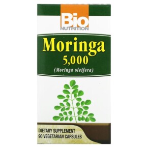 Bio Nutrition Moringa 5.000 90 Vegetable Capsules 854936003334
