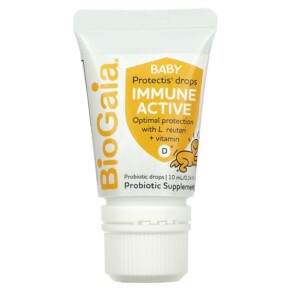 BioGaia Baby Protectis Drops Immune Active 0-36 Months 600 IU 0.34 fl oz (10 ml) 602359460391