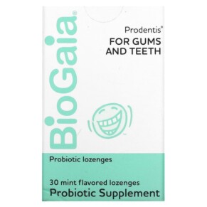 BioGaia Prodentis For Gums And Teeth Mint 30 Lozenges 602359420241