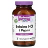 Bluebonnet Nutrition Betaine HCL & Pepsin 180 Vegetable Capsules 743715008977
