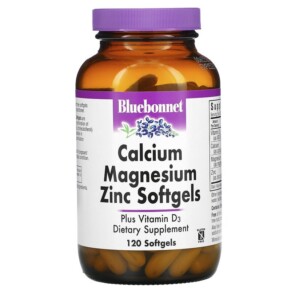 Bluebonnet Nutrition Calcium Magnesium Zinc 120 Softgels 743715007017