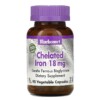 Bluebonnet Nutrition Chelated Iron 18 mg 90 Vegetable Capsules 743715007260
