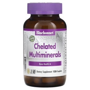 Bluebonnet Nutrition Chelated Multiminerals 120 Caplets 743715002043