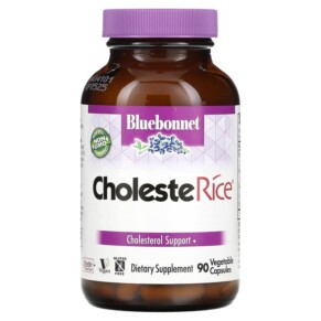 Bluebonnet Nutrition CholesteRice 90 Vegetable Capsules 743715011328
