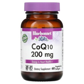Bluebonnet Nutrition CoQ10 200 mg 60 Vegetarian Softgels 743715008205
