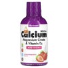 Bluebonnet Nutrition Liquid Calcium Magnesium Citrate & Vitamin D3 Strawberry 16 fl oz (473 ml) 743715006928