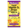 Bluebonnet Nutrition Liquid Vitamin D3 Drops Citrus 50 mcg (2.000 IU) 1 fl oz (30 ml) 743715003767
