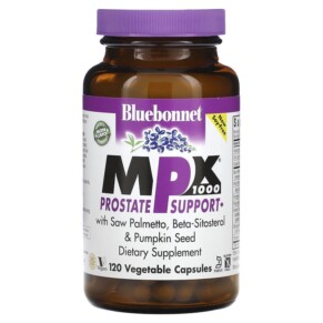 Bluebonnet Nutrition MPX 1000 Prostate Support 120 Vegetable Capsules 743715011281