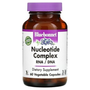 Bluebonnet Nutrition Nucleotide Complex RNA / DNA 60 Vegetable Capsules 743715012646