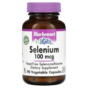 Bluebonnet Nutrition Selenium 100 mcg 90 Vegetable Capsules 743715007390
