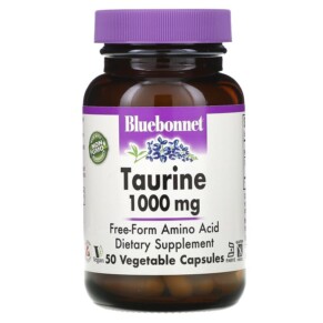 Bluebonnet Nutrition Taurine 1.000 mg 50 Vegetable Capsules 743715000872
