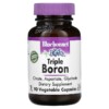 Bluebonnet Nutrition Triple Boron Citrate Aspartate Glycinate 90 Vegetable Capsules 743715006850