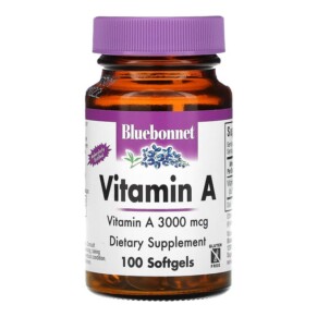 Bluebonnet Nutrition Vitamin A 3.000 mcg 100 Softgels 743715002982