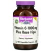 Bluebonnet Nutrition Vitamin C Plus Rose Hips 1.000 mg 180 Vegetable Capsules 743715005754