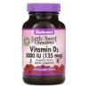 Bluebonnet Nutrition Vitamin D3 Raspberry 5.000 IU (125 mcg) 90 Chewable Tablets 743715003668