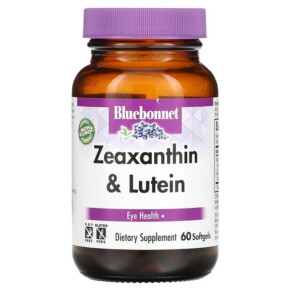 Bluebonnet Nutrition Zeaxanthin & Lutein 60 Softgels 743715008595