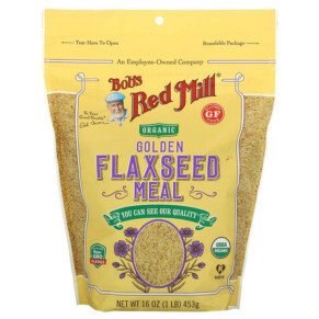 Bob's Red Mill Organic Golden Flaxseed Meal 16 oz (453 g) 039978049407
