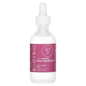 BodyBio 7 Liquid Mineral Molybdenum 2 fl oz (60 ml) 743474220177