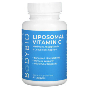 BodyBio Liposomal Vitamin C 60 Capsules 743474867594