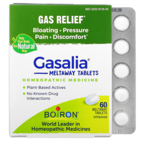 Boiron Gasalia Gas Relief Unflavored 60 Meltaway Tablets 306962609603