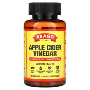 Bragg Apple Cider Vinegar 90 Capsules 074305090035