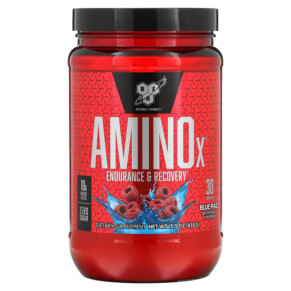 BSN AminoX Endurance & Recovery Blue Raz 15.3 oz (435 g) 834266003389