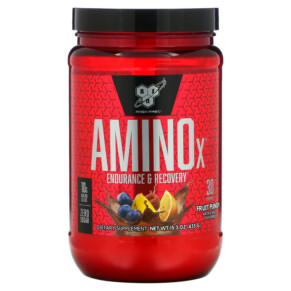 BSN AminoX Endurance & Recovery Fruit Punch 15.3 oz (435 g) 834266003303