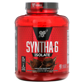 BSN Syntha-6 Isolate Protein Powder Drink Mix Chocolate Milkshake 4.02 lb (1.82 kg) 834266076208