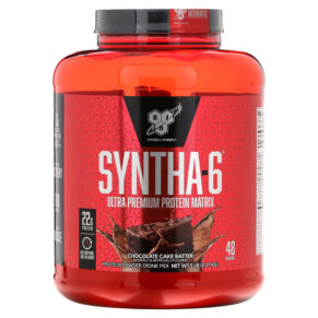 BSN Syntha-6 Ultra Premium Protein Matrix Chocolate Cake Batter 5 lb (2.27 kg) 834266007424