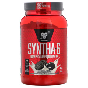 BSN Syntha-6 Ultra Premium Protein Matrix Cookies & Cream 2.91 lb (1.32 kg) 834266006304
