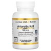 California Gold Nutrition Antarctic Krill Oil Omega-3 Phospholipids Complex with Astaxanthin Natural Strawberry and Lemon Flavor 500 mg 120 Fish Gelatin Softgels 898220011018